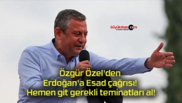 Özgür Özel’den Erdoğan’a Esad çağrısı! Hemen git gerekli teminatları al!