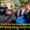 A Parti’nin kuruluş dilekçesi İçişleri Bakanlığı’na teslim edildi!