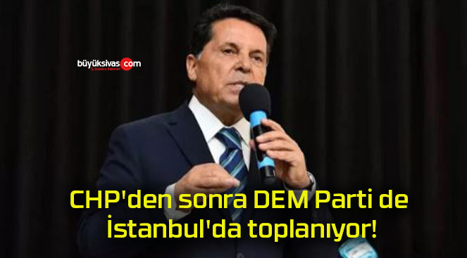 CHP’den sonra DEM Parti de İstanbul’da toplanıyor!