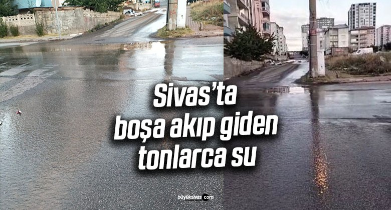 Kılavuz Mahallesi’nde Boşa Akan Tonlarca Su Tepki Çekiyor