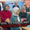 Milletvekili Rukiye Toy’dan Milli Eğitim Müdürü Yener’e “uzak dur” talimatı