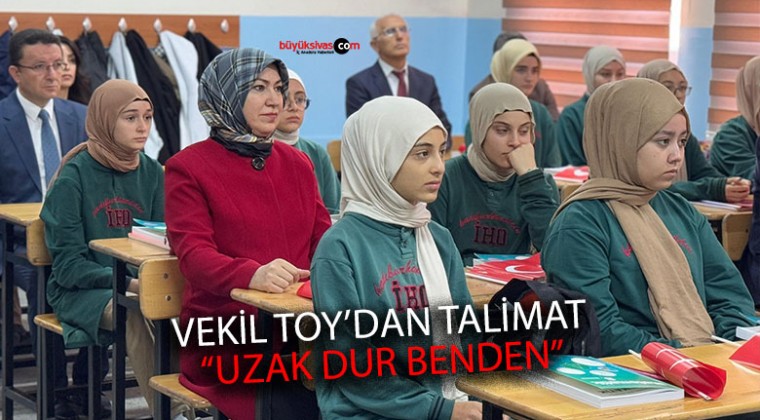 Milletvekili Rukiye Toy’dan Milli Eğitim Müdürü Yener’e “uzak dur” talimatı