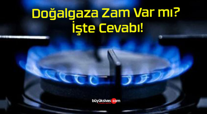 Doğalgaza Zam Var mı? İşte Cevabı!