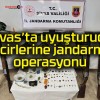 Sivas’ta uyuşturucu tacirlerine jandarma operasyonu: 4 kişi tutuklandı