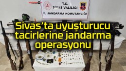 Sivas’ta uyuşturucu tacirlerine jandarma operasyonu: 4 kişi tutuklandı