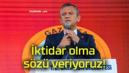 İktidar olma sözü veriyoruz!