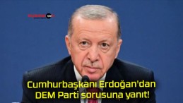 Cumhurbaşkanı Erdoğan’da DEM Parti sorusuna yanıt!