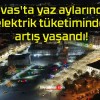 Sivas’ta yaz aylarında elektrik tüketiminde artış yaşandı!