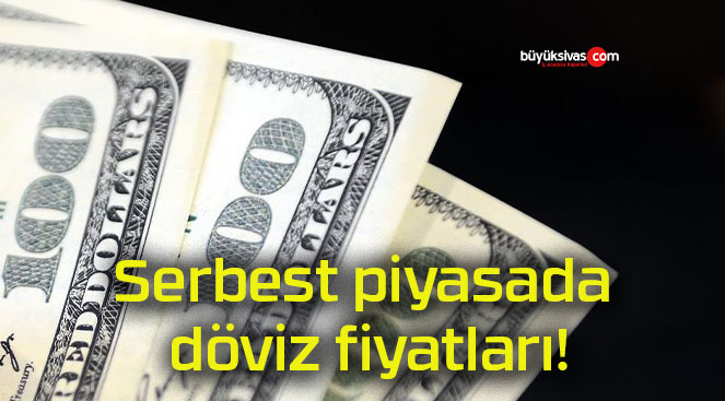 Serbest piyasada döviz fiyatları!