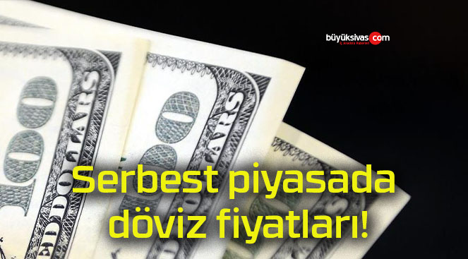 Serbest piyasada döviz fiyatları!