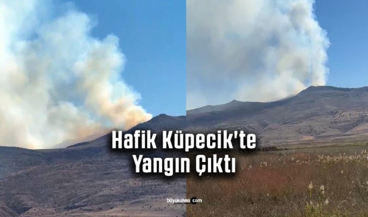 Hafik Küpecik’te Yangın Çıktı: Vatandaşlar Yetkililere Seslendi