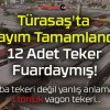 Türasaş’ta Sayım Tamamlandı! 12 Adet Teker Fuardaymış!