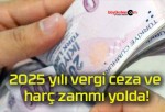 2025 yılı vergi ceza ve harç zammı yolda!