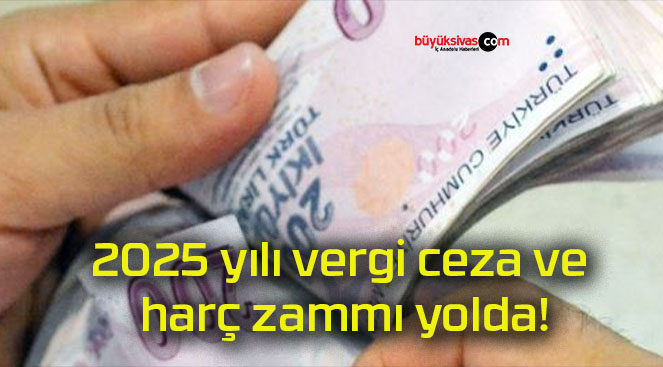 2025 yılı vergi ceza ve harç zammı yolda!