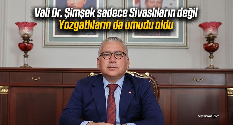 Yaparsa Dr. Yılmaz Şimşek yapar… Şimşek, Yozgatlıların da umudu oldu