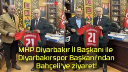 MHP Diyarbakır İl Başkanı ile Diyarbakırspor Başkanı’ndan Bahçeli’ye ziyaret!