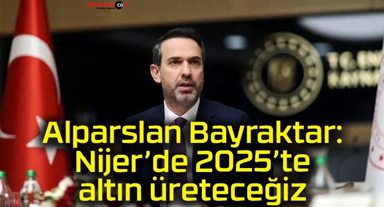 Alparslan Bayraktar: Nijer’de 2025’te altın üreteceğiz