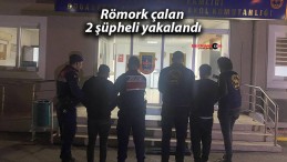 Römork çalan 2 şüpheli yakalandı