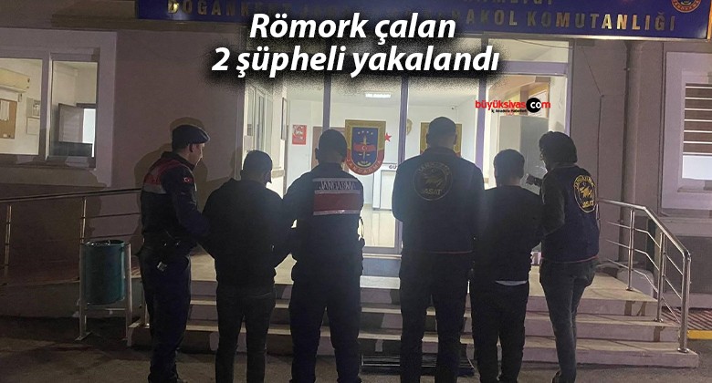 Römork çalan 2 şüpheli yakalandı