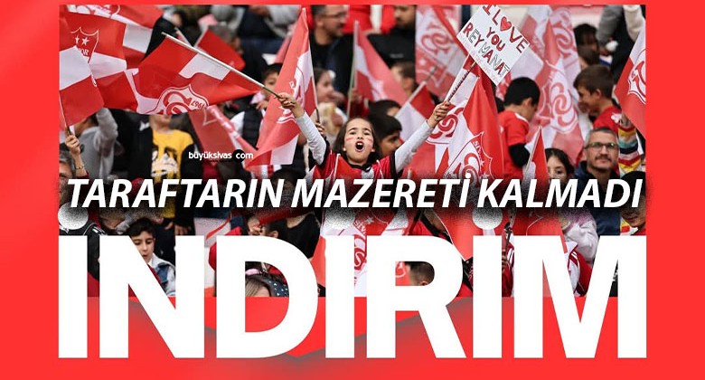 Sivasspor Kombinelerinde İndirim: Taraftarlara Büyük Fırsat