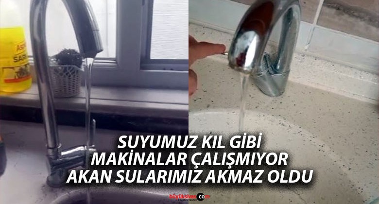 Tuzlugöl Mahallesi’nde Vatandaşlar “Makineleri Çalıştıramıyoruz”