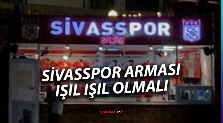 Sivasspor Store Tabelası Işıkları Elden Geçirilmeli