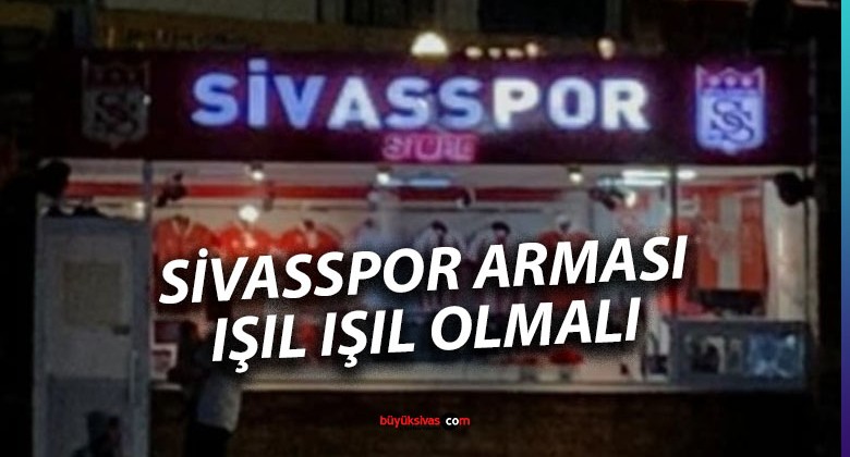 Sivasspor Store Tabelası Işıkları Elden Geçirilmeli