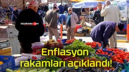 Enflasyon rakamları açıklandı!