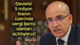 Devlete 5 milyon liranın üzerinde vergi borcu olanları açıklıyoruz!