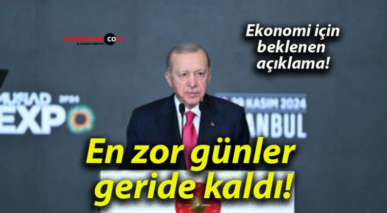 Cumhurbaşkanı Erdoğan’dan ekonomi mesajı!