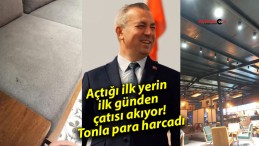 Açtığı ilk yerin ilk günden çatısı akıyor! Tonla para harcadı