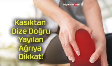 Kasıktan Dize Doğru Yayılan Ağrıya Dikkat!