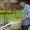 Bağlama ustası 11 binden fazla saz üretti; dünyanın birçok ülkesine gönderdi