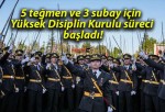 5 teğmen ve 3 subay için Yüksek Disiplin Kurulu süreci başladı!