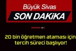 20 bin öğretmen ataması için tercih süreci başlıyor!