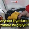 Akaryakıt fiyatlarında tabela değişiyor!