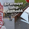 Sivas Kent Meydanındaki Sivasspor Armasına Zarar Verdiler