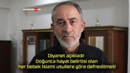 Diyanet açıkladı! Doğunca hayat belirtisi olan her bebek İslami usullere göre defnedilmeli!