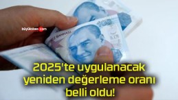 2025’te uygulanacak yeniden değerleme oranı belli oldu!