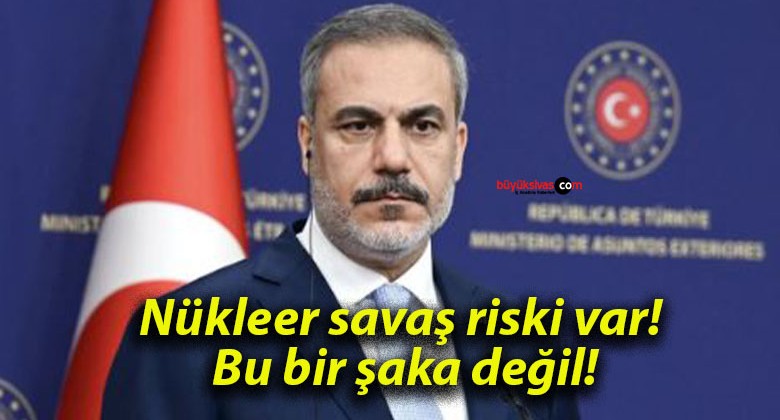 Nükleer savaş riski var! Bu bir şaka değil!