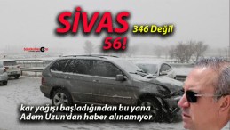 Sivas’ta Yoğun Kar Yağışı! Şehir Merkezi Beyaza Büründü!