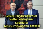 Kemal Kılıçdaroğlu’nun ‘safları sıklaştırın’ çağrısına Mansur Yavaş’tan destek!