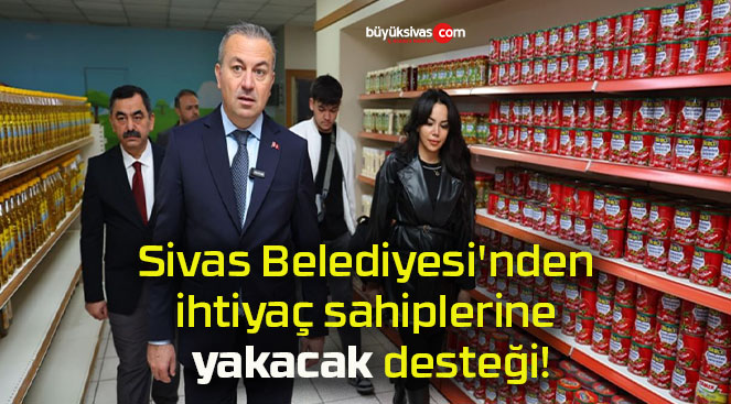 Sivas Belediyesi’nden ihtiyaç sahiplerine yakacak desteği!