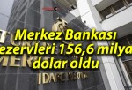 Merkez Bankası rezervleri 156,6 milyar dolar oldu