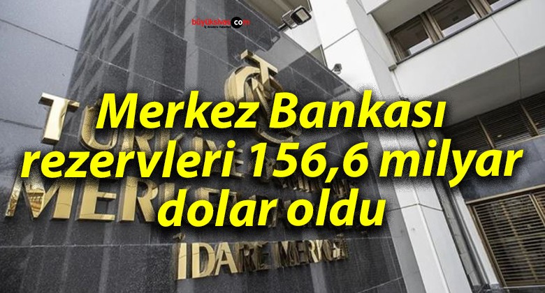 Merkez Bankası rezervleri 156,6 milyar dolar oldu