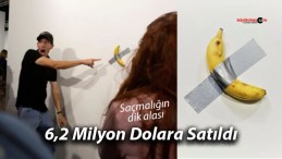 Duvara Bantlanmış Muz 6,2 Milyon Dolara Satıldı