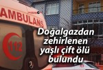 Doğalgazdan zehirlenen yaşlı çift ölü bulundu