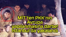 MİT’ten PKK’nın Avrupa yapılanmasına darbe! İstanbul’da yakalandı