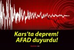 Kars’ta deprem! AFAD duyurdu!