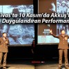 Sivas’ta 10 Kasım’da Akkuş’tan Duygulandıran Performans